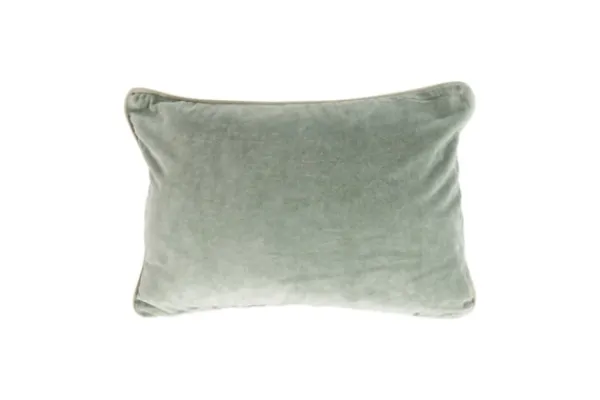 Pillows-Kirkland's Home Bay Heirloom Velvet Lumbar Pillow Green