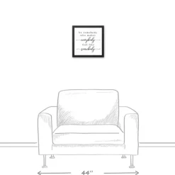 Wall Quotes & Signs-Kirkland's Home Be Somebody Framed Canvas Wall Plaque White/Black
