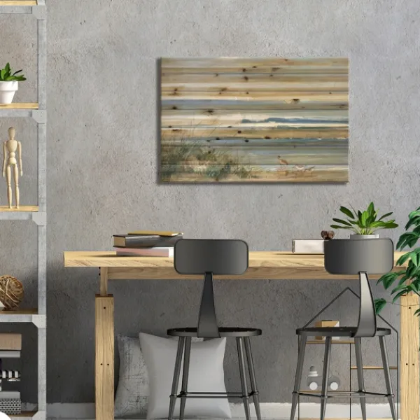 Wall Quotes & Signs-Kirkland's Home Beach Combers Wood Art Print Blue/Tan
