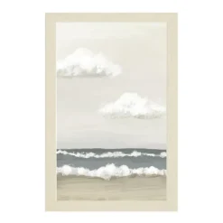 Memo & Chalkboards-Kirkland's Home Beach Framed Magnetic Board Blue/Gray
