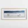 Framed Art-Kirkland's Home Beach Morning With Birds Framed Art Print Blue/Gray