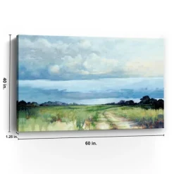 Canvas Art-Kirkland's Home Before The Storm Giclee Canvas Art Print Blue/Green