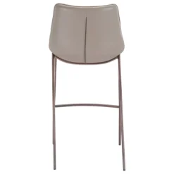 Bar Stools & Counter Height Stools-Kirkland's Home Beige & Brown Faux Leather 2-Pc. Bar Stool Set Gray