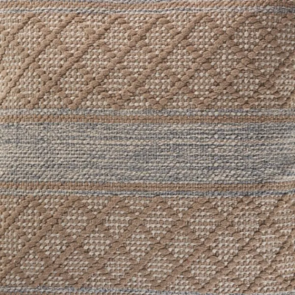 Pillows-Kirkland's Home Beige Criss Cross Accent Pillow Brown