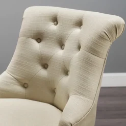 Office Furniture-Kirkland's Home Beige Miller Tufted Office Chair Tan