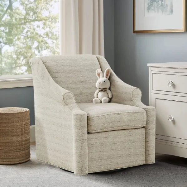 Accent Chairs-Kirkland's Home Benton Swivel Glider Accent Chair Tan