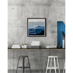 Wall Quotes & Signs-Kirkland's Home Best Things In Life Framed Wall Plaque Blue/White