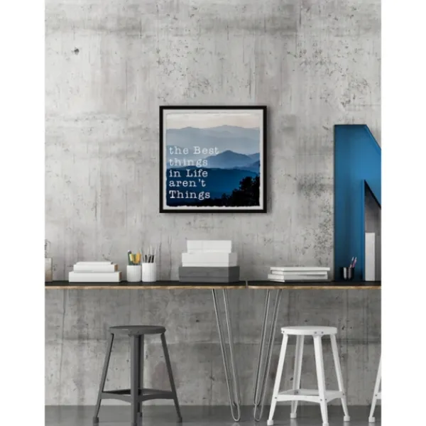 Wall Quotes & Signs-Kirkland's Home Best Things In Life Framed Wall Plaque Blue/White