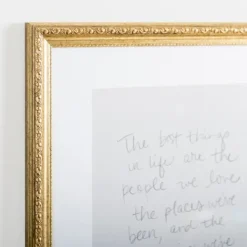 Wall Quotes & Signs-Kirkland's Home Best Things In Life Gold Framed Wall Plaque White