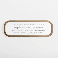 Wall Quotes & Signs-Kirkland's Home Best Things In Life Wood Wall Plaque White