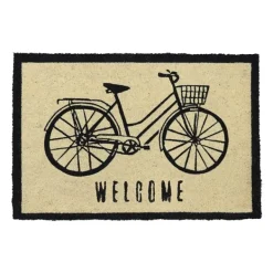 Doormats-Kirkland's Home Bicycle Doormat Tan/Black