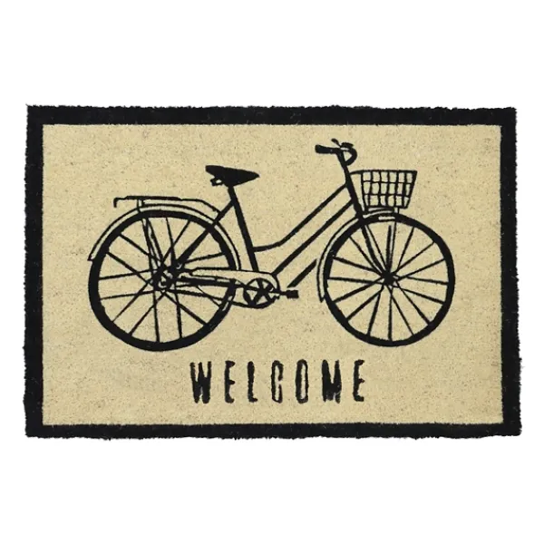 Doormats-Kirkland's Home Bicycle Doormat Tan/Black