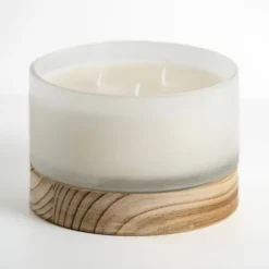 Candles-Kirkland's Home Birch And Sandalwood Jar Candle, 30 Oz. White