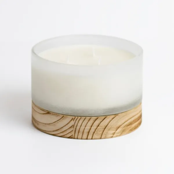 Candles-Kirkland's Home Birch And Sandalwood Jar Candle, 14 Oz. White