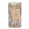 Candles-Kirkland's Home Birch Bark Pillar Candle, 6 In. Ivory/Brown