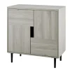 Cabinets & Sideboards-Kirkland's Home Birch Color Pop Geometric Cabinet Tan