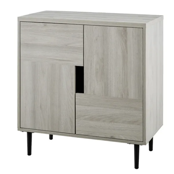 Cabinets & Sideboards-Kirkland's Home Birch Color Pop Geometric Cabinet Tan