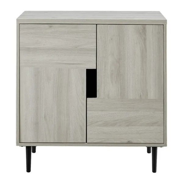 Cabinets & Sideboards-Kirkland's Home Birch Color Pop Geometric Cabinet Tan