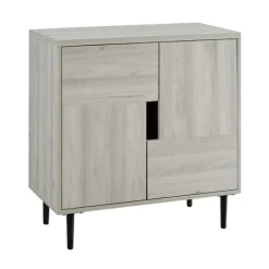 Cabinets & Sideboards-Kirkland's Home Birch Color Pop Geometric Cabinet Tan