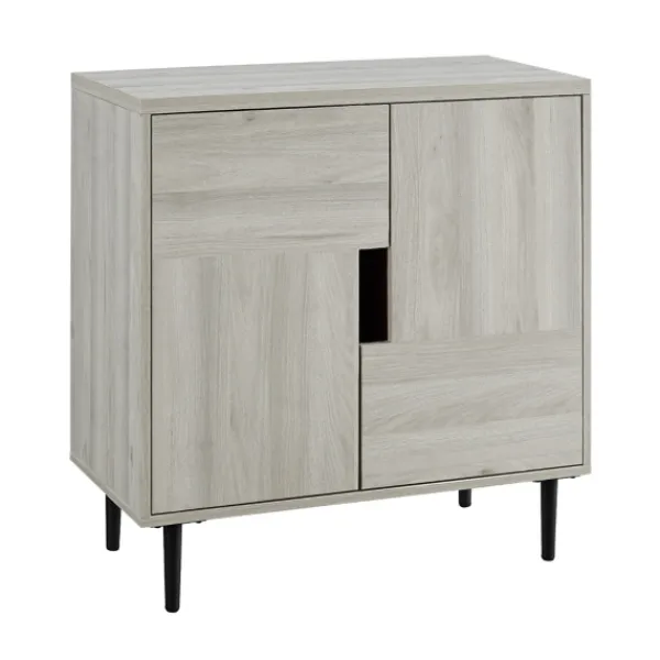 Cabinets & Sideboards-Kirkland's Home Birch Color Pop Geometric Cabinet Tan