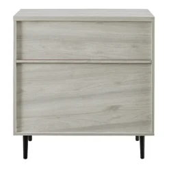 Cabinets & Sideboards-Kirkland's Home Birch Color Pop Geometric Cabinet Tan