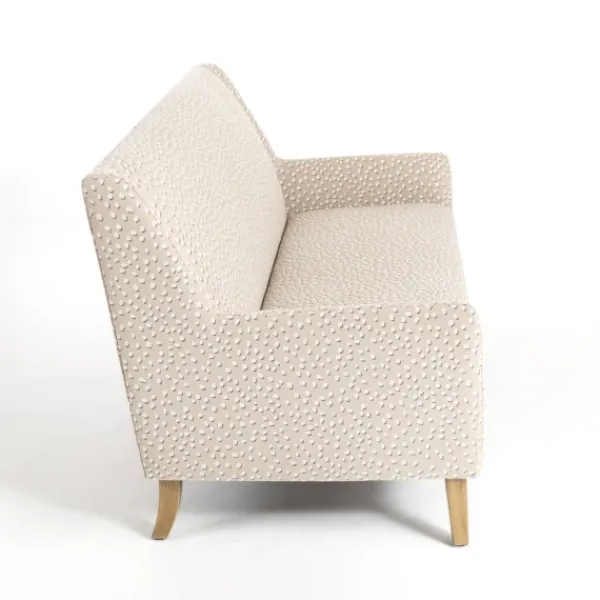 Sofas & Loveseats-Kirkland's Home Bisbee Sand Dotted Loveseat Tan
