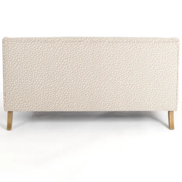 Sofas & Loveseats-Kirkland's Home Bisbee Sand Dotted Loveseat Tan
