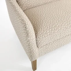 Sofas & Loveseats-Kirkland's Home Bisbee Sand Dotted Loveseat Tan