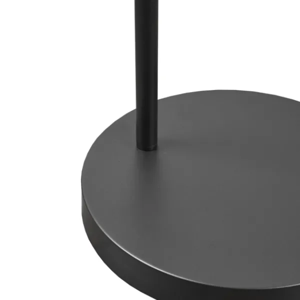 Floor Lamps-Kirkland's Home Black Adjustable Arm Modern Floor Lamp White