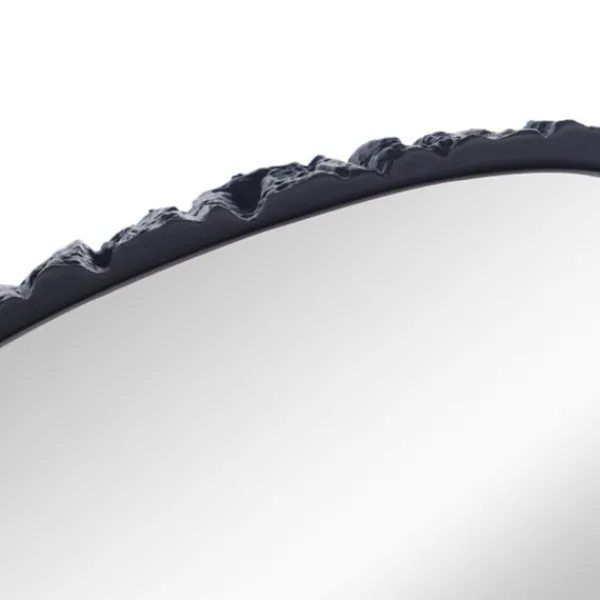 Decorative Mirrors-Kirkland's Home Black Amorphous Shaped Wall Mirror