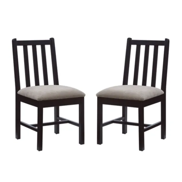 Dining Chairs-Kirkland's Home Black And Classic Dining Chairs, Set Of 2 Gray
