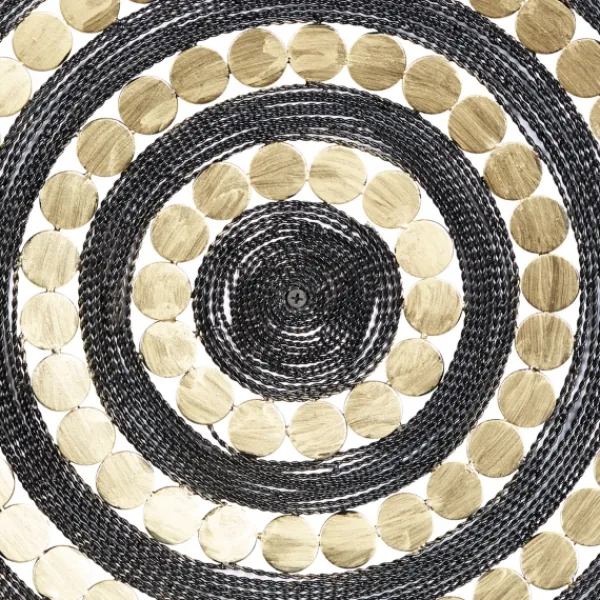 Wall Plaques-Kirkland's Home Black And Gold Concentric Wall Plates, Set Of 3 Black/Gold