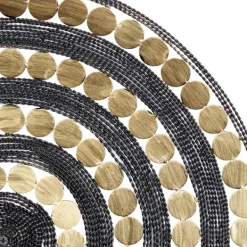 Wall Plaques-Kirkland's Home Black And Gold Concentric Wall Plates, Set Of 3 Black/Gold