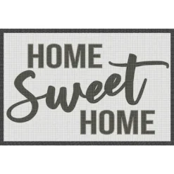 Kitchen & Floor Mats-Kirkland's Home Black And White Home Sweet Home Floor Mat, 24X36 Black/White