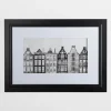 Framed Art-Kirkland's Home Black And White Houses Framed Art Print Black/White