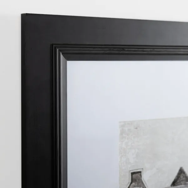 Framed Art-Kirkland's Home Black And White Houses Framed Art Print Black/White