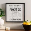 Wall Quotes & Signs-Kirkland's Home Black And White Jesus And Germs Plaque Black/White