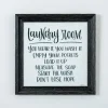 Wall Quotes & Signs-Kirkland's Home Black And White Laundry Rules Wall Plaque Black/White