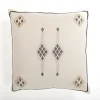 Pillows-Kirkland's Home Black And White Nouree Pillow, 22 In. Black/White