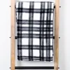 Blankets & Throws-Kirkland's Home Black And White Railroad Plaid Throw Black/White