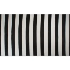 Outdoor Rugs-Kirkland's Home Black And White Rugby Stripe Outdoor Area Rug, 5X8 Black/White
