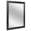 Framed Mirrors-Kirkland's Home Black Beaded Frame Beveled Vanity Wall Mirror
