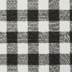 Kitchen & Floor Mats-Kirkland's Home Black Buffalo Check Bone Pet Bowl Mat Black/White