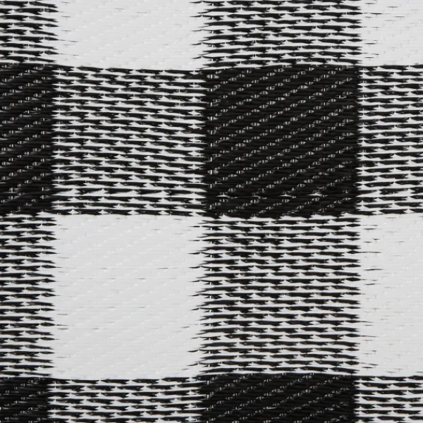 Outdoor Rugs-Kirkland's Home Black Buffalo Check Indoor/Outdoor Area Rug, 5X8 Black/White