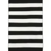 Outdoor Rugs-Kirkland's Home Black Cabana Stripe Indoor/Outdoor Area Rug, 3X5 Black/White