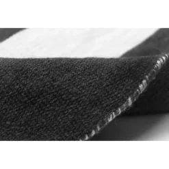 Outdoor Rugs-Kirkland's Home Black Cabana Stripe Indoor/Outdoor Area Rug, 3X5 Black/White