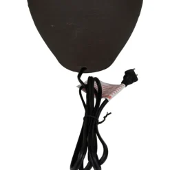 Table Lamps-Kirkland's Home Black Ceramic Hourglass Simple Large Table Lamp White