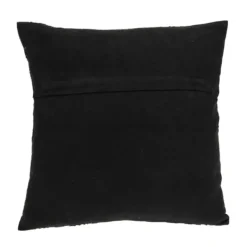 Pillows-Kirkland's Home Black Diamond Cotton Throw Pillow Black/White