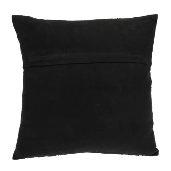 Pillows-Kirkland's Home Black Diamond Cotton Throw Pillow Black/White