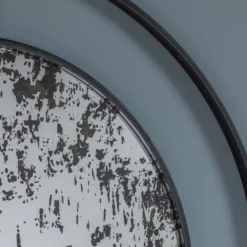 Framed Mirrors-Kirkland's Home Black Distressed Floating Frame Mirror